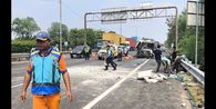 Kesaksian Sopir Truk Korban Tabrakan Beruntun di Tol JORR Arah Tanjung Priok