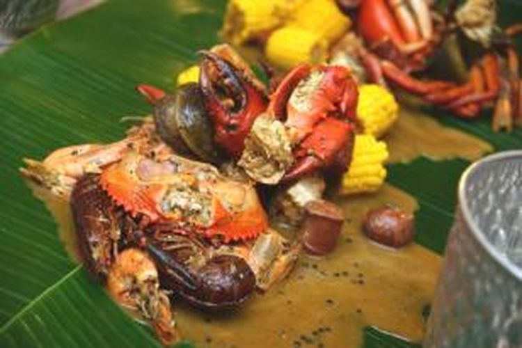 Menu di Crab Bar