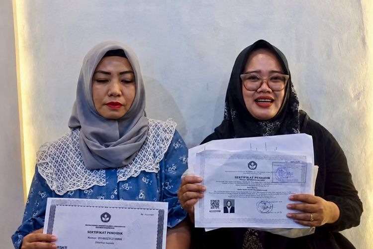 Sambil Menangis, Guru Non-ASN di Metro Lampung Mohon Presiden Selamatkan Nasib 29 Guru yang Dirumahkan