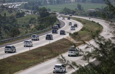 Ilustrasi Tol Cipali saat dipakai pemudik musim lebaran 2019