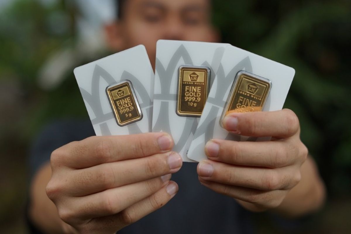 Harga emas Antam hari ini yang dipantau dari laman Pegadaian.