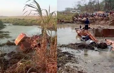 Detik-detik Ekskavator Terguling Saat Evakuasi Korban Hilang di Embung,  Videonya Viral