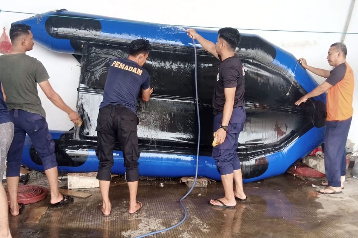 BPBD Kabupaten Tangerang melakukan monitoring  Kesiapan menghadapi Bencana banjir, angin puting beliung di 12 Pos dan Markas Komando (Mako) Curug, Selasa (13/9/22).