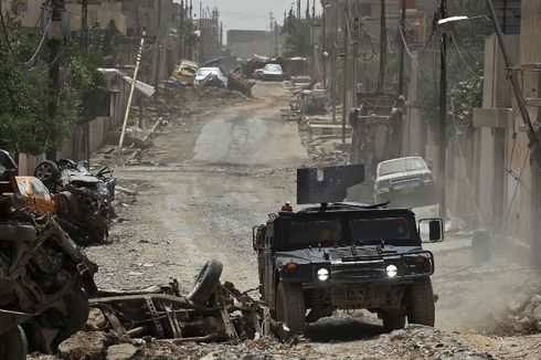 ISIS Tinggal Kuasai 12 Kilometer Persegi Wilayah Kota Mosul