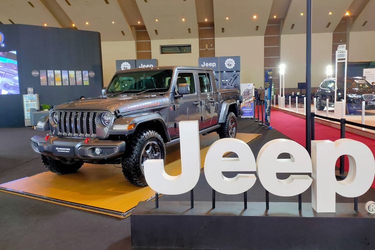 Jeep Gladiator Rubicon di IIMS Hybrid 2022 (Janlika Putri/ Kompas.com)