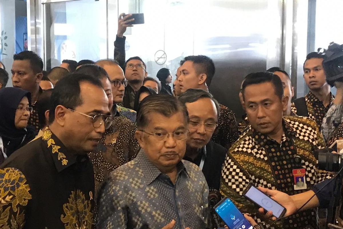 Wakil Presiden RI Jusuf Kalla di Jakarta, Jumat (13/9/2019).