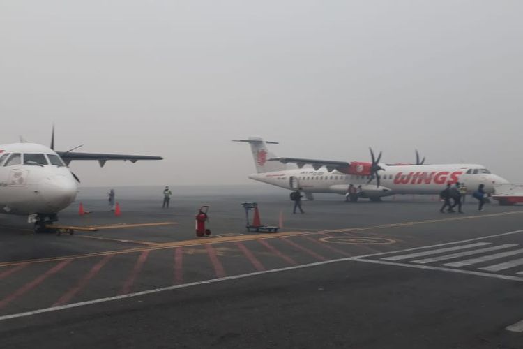 Jarak Pandang 800 Meter Gegara Karhutla, Jadwal Pesawat di Bandara Kaimana Batal Semua