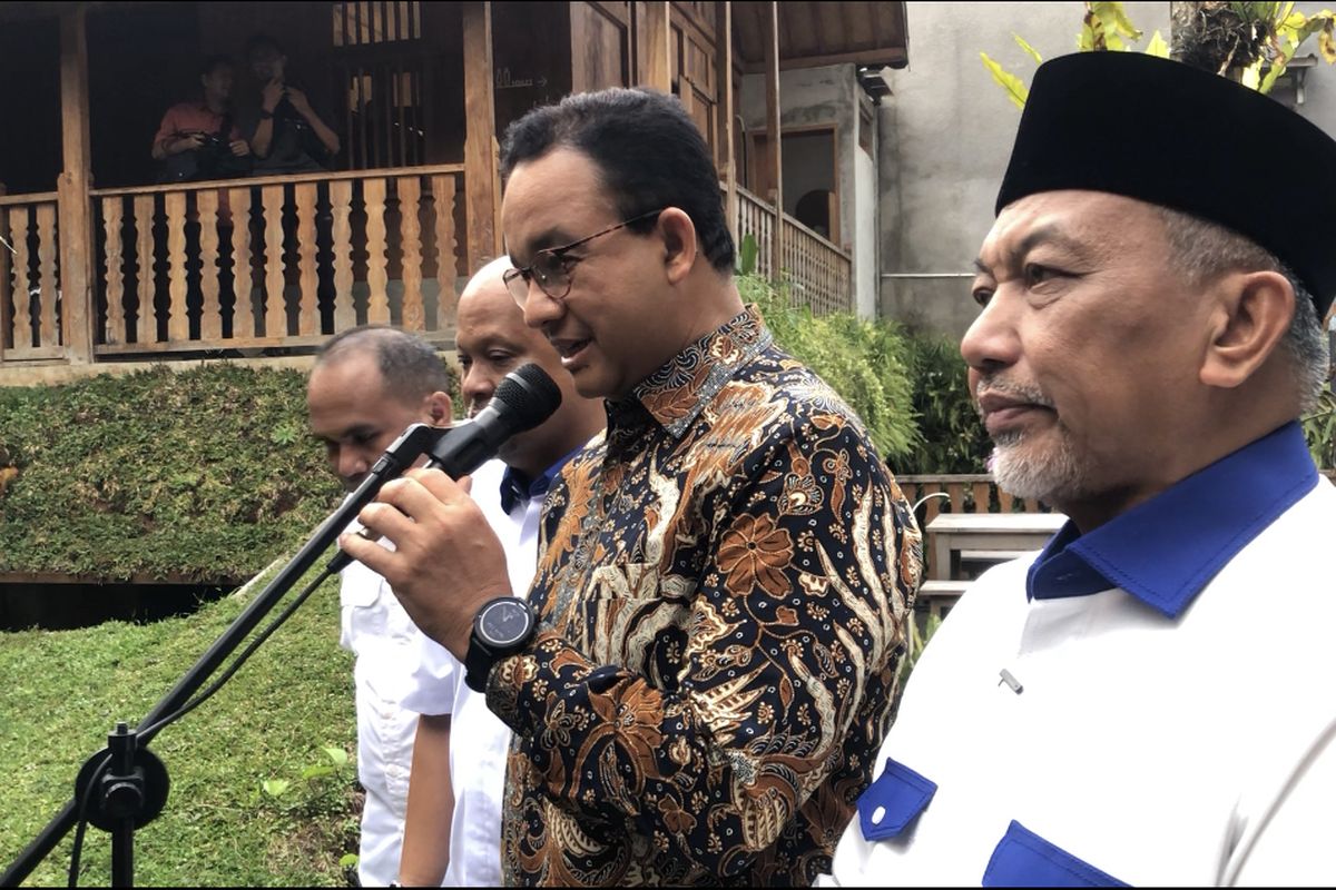 Terima Kunjungan Syaikhu-Ilham, Anies: Mudah-mudahan Ada Kemajuan di Jabar 