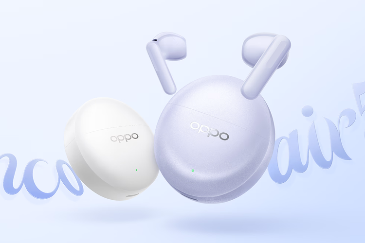 TWS Oppo Enco Air 5s Resmi, Bawa Desain Tanpa Ear Tip ala AirPods 4