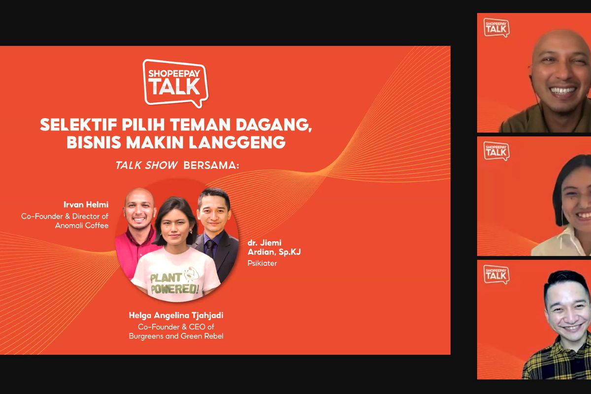 ShopeePay Talk Episode Selektif Pilih Teman Dagang, Bisnis Makin Langgeng.