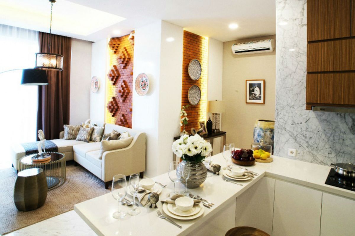 Desain interior Synthesis Residence Kemang.