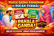 Puasa Qadha Ramadhan di Bulan Syawal, Boleh Digabung? Ini Penjelasan Ulama yang Perlu Diketahui