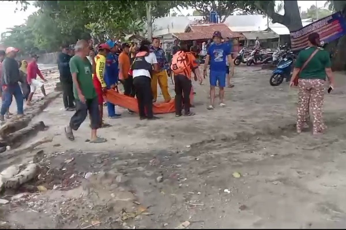 Wisatawan yang Hilang di Pantai Wirton Serang Ditemukan Tewas