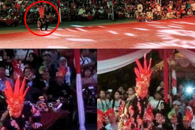 Walikota Semarang, Hendrar Prihadi atau akrab disapa Hendi, tengah merapikan karpet untuk digunakan parade Semarang Night Carnival, Sabtu (6/5/2017) lalu. 