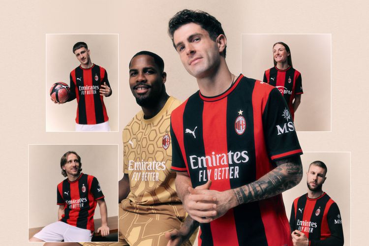 Jersey baru AC Milan yang akan dipakai pada musim 2026-2027. Jersey ini akan dikenakan pertama kali oleh AC Milan dalam laga pekan ke-38 Liga Italia 2025-2026 melawan Cagliari di Stadion San Siro, Minggu (24/5/2026).