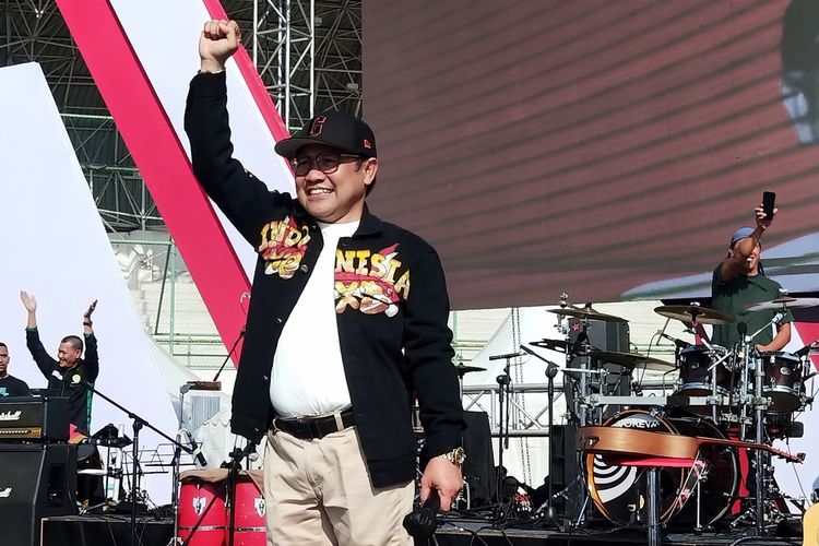 Ketua Umum Partai Kebangkitan Bangsa (PKB) menghadiri Gus Muhaimin Fest The Next 2024 di Sport Jabar Arcamanik, Kota Bandung pada Minggu (14/8/ 2022).