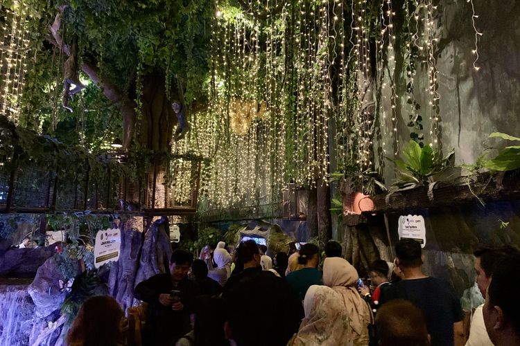 Suasana di BXSea selama libur sekolah, Sabtu (27/12/2925).