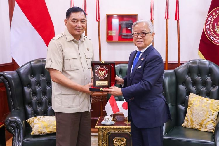 Menhan Sjafrie Terima Kunjungan Dubes Jepang, Kembali Ucapkan Terima Kasih atas Heli Chinook