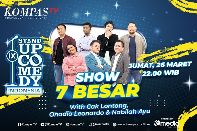 SUCI IX Show 7 Besar akan ditayangkan pada Jumat (26/3/2021) pukul 22.00 WIB.