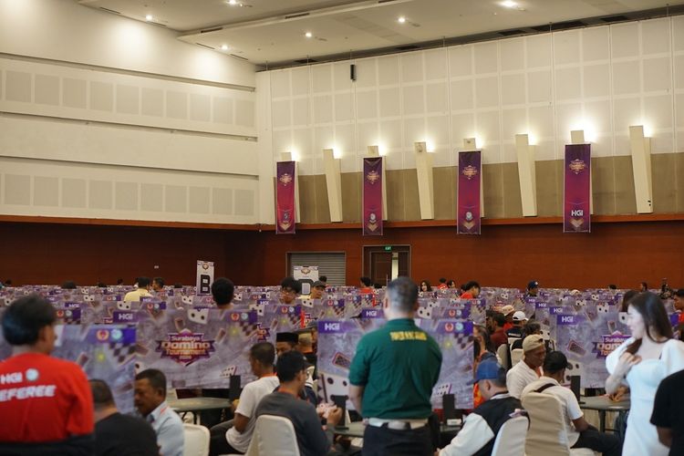 Jaring Atlet Domino, 1.500 Peserta dari 17 Provinsi Bertarung di Surabaya