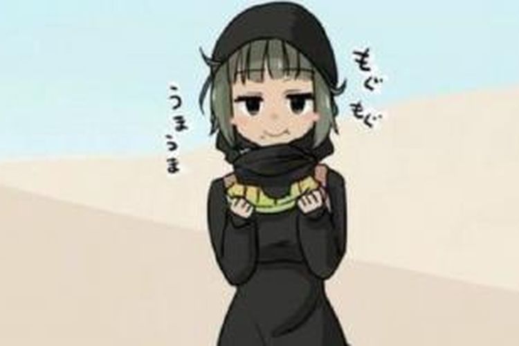 Foto karakter anime Jepang membanjiri untuk mempengaruhi mesin pencari terkait frasa ISIS. 
