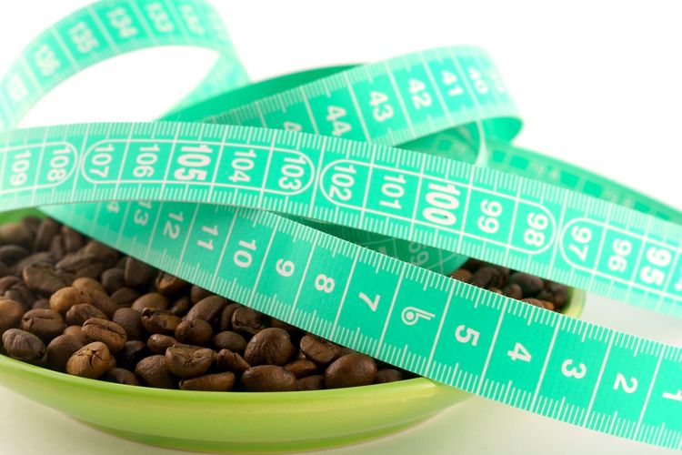 Ilustrasi diet dengan kopi