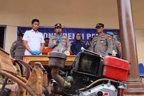 Komplotan Pencuri Mesin Bajak Diringkus di Ngawi, Sudah Beraksi di 21 Lokasi Persawahan