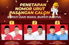 Pilkada Bantul: Dana Kampanye Paslon 01 Rp 5 Juta, Paslon 02 Rp 500 Juta, Paslon 03 Rp 0