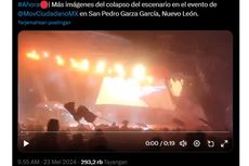 Detik-detik Panggung Kampanye Capres di Meksiko Dihantam Angin, Korban Capai 9 Orang