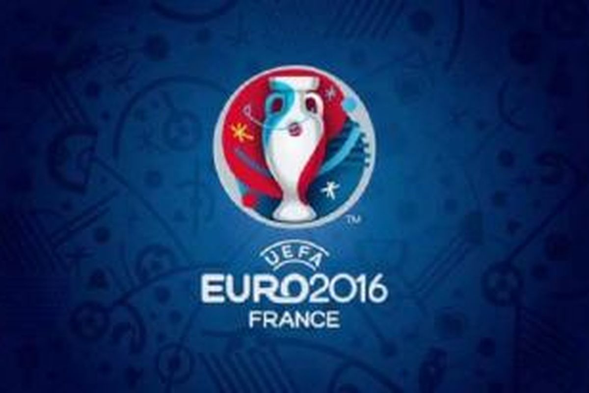 Logo Piala Eropa 2016 di Perancis.