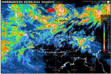 Siklon Tropis Noru Menjauh, tetapi Masih Berdampak pada Tinggi Gelombang Laut