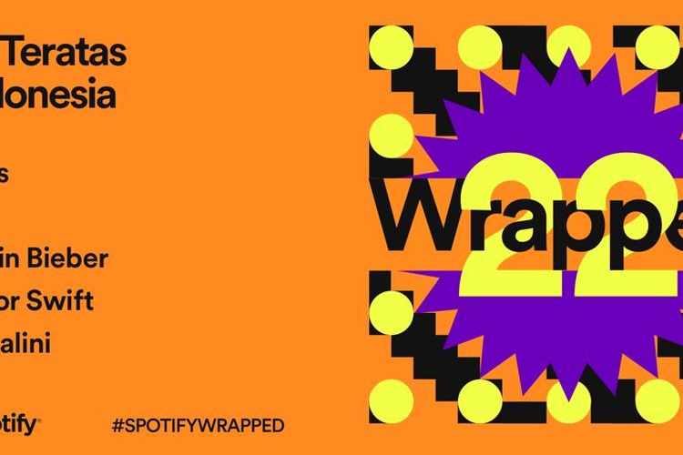 Artis teratas Spotify Wrapped 2022.