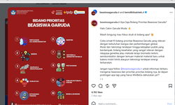 10 Bidang Prioritas Beasiswa Garuda, Segera Buka untuk Tahun 2027