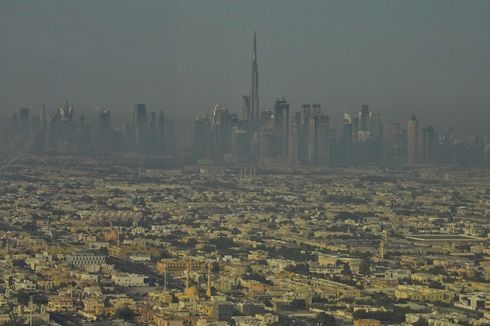 Ketika Burj Khalifa Gedung Tertinggi di Dunia Hilang Ditelan Badai Pasir...