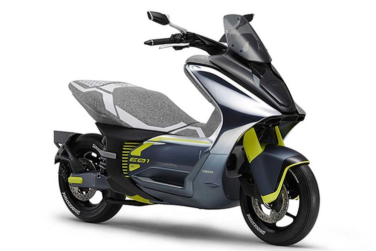 Motor listrik konsep Yamaha E01 di Tokyo Motor Show 2019