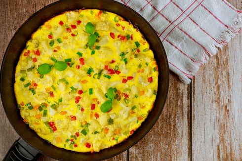 Resep Omelet Telur Tebal dan Creamy, Tambah Keju biar Gurih