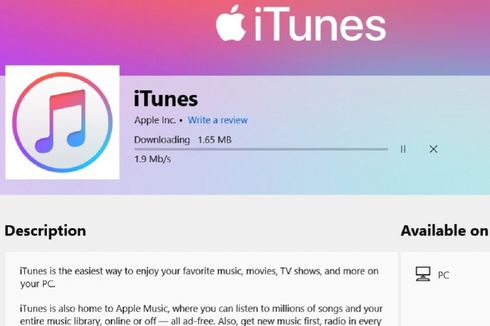 Apple iTunes Kini Tersedia di Toko Aplikasi Microsoft