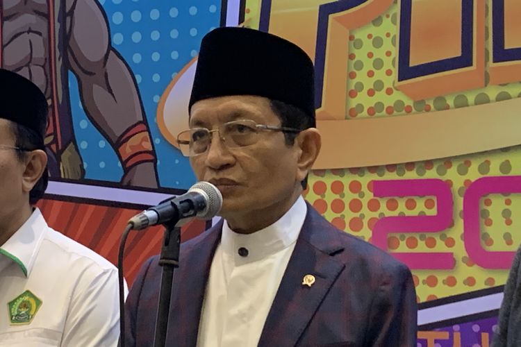 Menteri Agama (Menag) Nasaruddin Umar dalam agenda Penerimaan Mahasiswa Baru Perguruan Tinggi Keagamaan Islam Negeri, di Hotel Vertu Harmoni, Jakarta Pusat, Senin (22/12/2025).