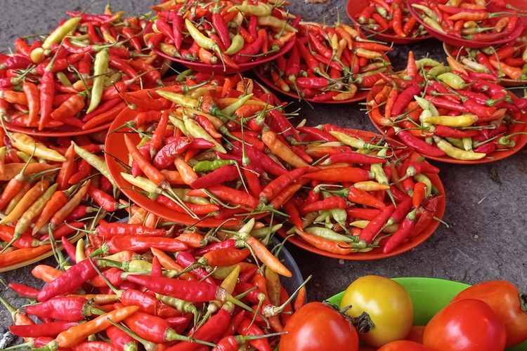 Sepekan Harga Cabai Rawit Merah di Kota Ambon Stabil, Rp 60.000 Per Kg