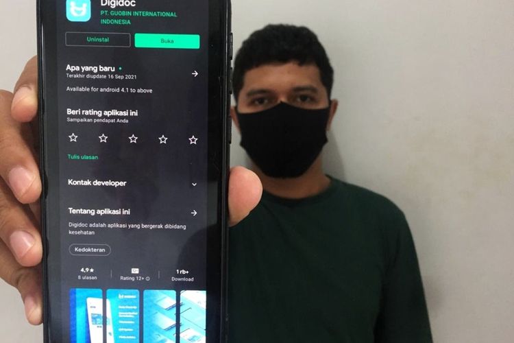 Aplikasi Digidoc dapat diunduh di google playstore.