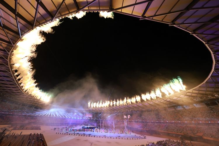 Di Balik Ribuan Kursi Kosong Saat Upacara Pembukaan Asian Games 2026