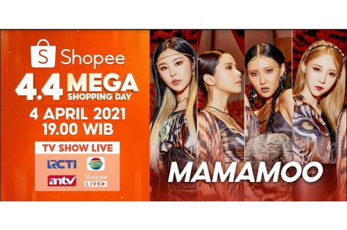 Wow! MAMAMOO Bakal Hadir Meriahkan Shopee 4.4 Mega Shopping Day TV Show 