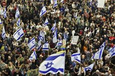 Puluhan Ribu Warga Israel Demo Minta Sandera Segera Dipulangkan