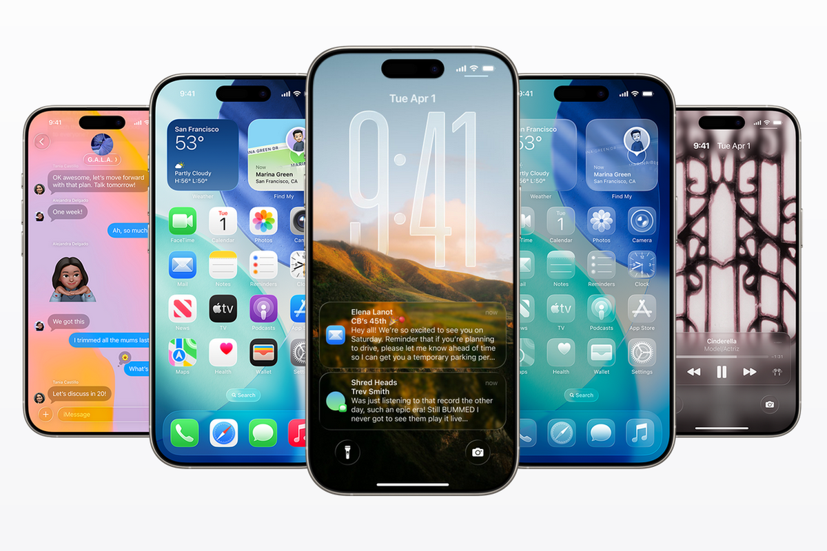Daftar iPhone yang dapat iOS 26. Beberapa di antaranya, seperti iPhone 11, iPhone 12, dan yang lebih baru.