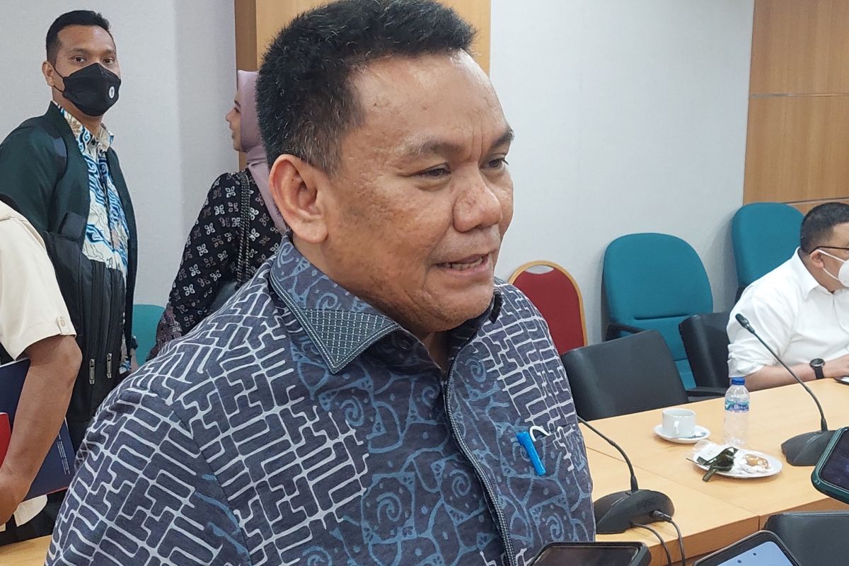 Direktur Utama Jakpro Iwan Takwin ditemui di Gedung DPRD DKI Jakarta, Selasa (31/1/2023).