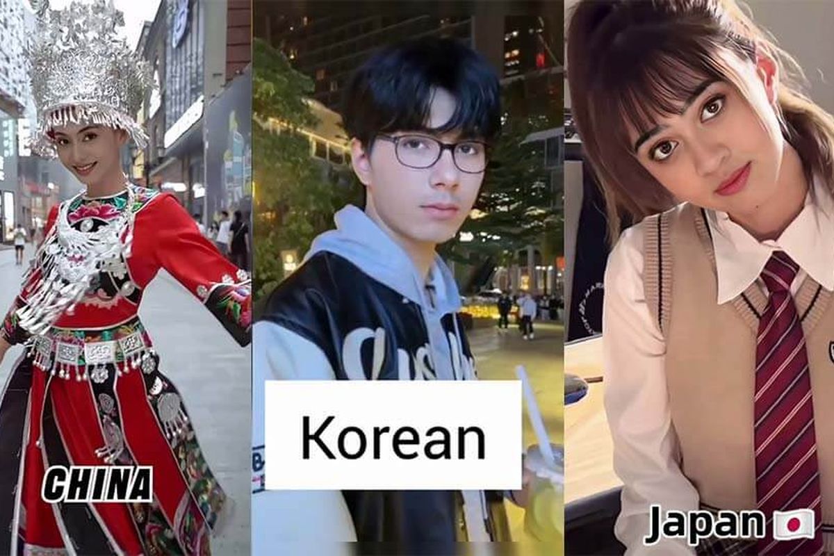 Tutorial membuat konten Nationality Challenge yang sedang viral di media sosial TikTok dan Instagram
