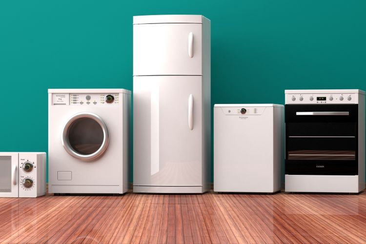 Ilustrasi perangkat elektronik rumah yang tetap menyedot listrik meski tidak digunakan.