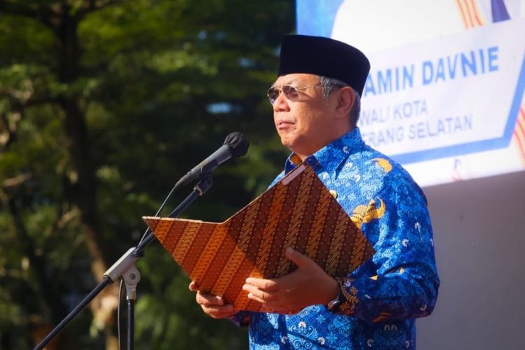 Wali Kota (Walkot) Tangerang Selatan (Tangse) Benyamin Davnie dalam sebuah kesempatan.