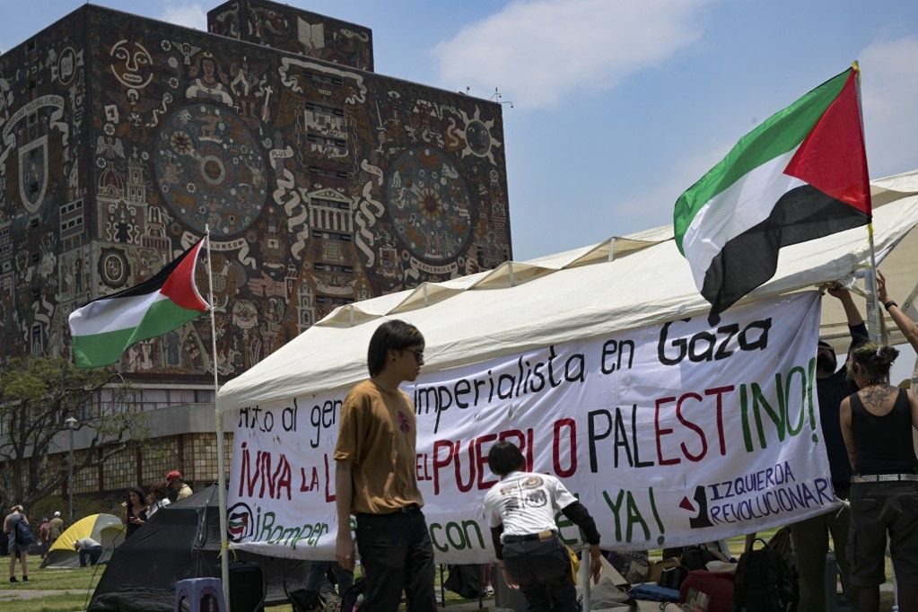 Setelah Menyebar di AS, Protes Pro-Palestina Diikuti Mahasiswa di Meksiko