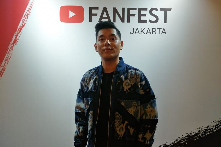 Penyanyi Jaz saat ditemui dalam acara YouTube FanFest Indonesia di JIExpo Kemayoran, Jakarta Pusat, Jumat (29/11/2019).